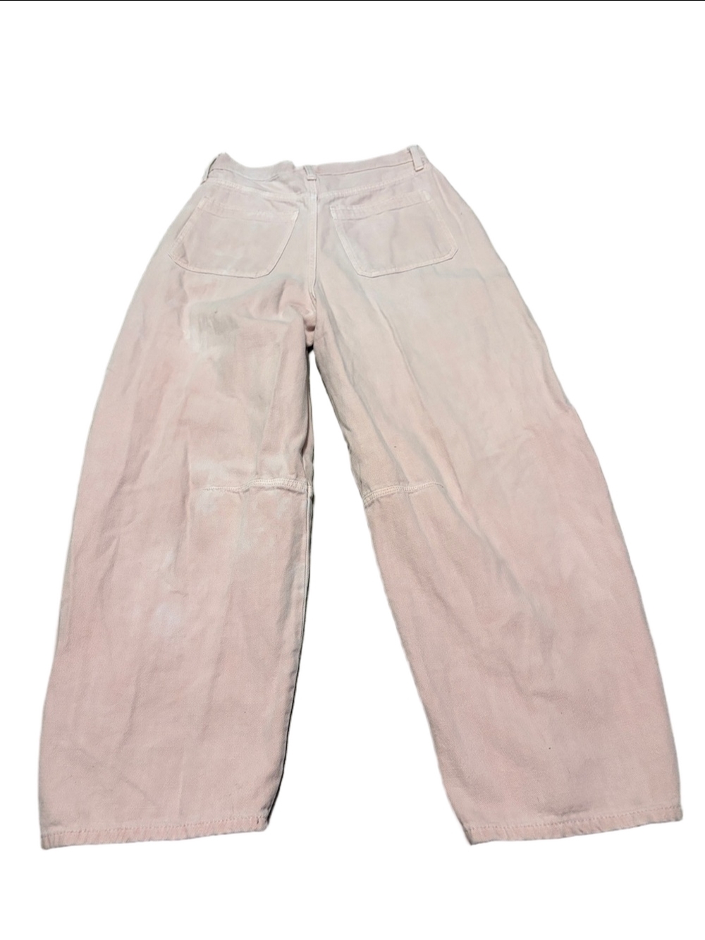 Universal Thread Pink High Rise Easy Barrel Leg Jeans Size 4 - Picture 7 of 8